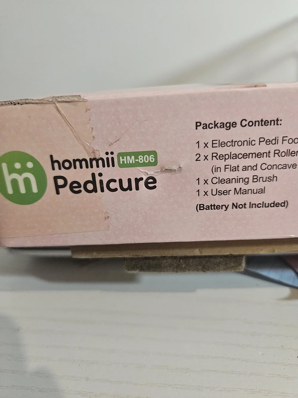 Pink Express Electronic Foot File - For A Foot Spa Hommii Pedicure HM-806